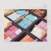 Französische Seifen aus der Provinz Frankreich Postkarte (Vorderseite)