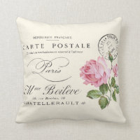 Französische, shabby chic Vintage-Postkarte