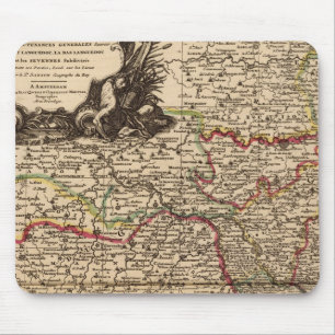 Französische Siedlungen und Wälder Mousepad