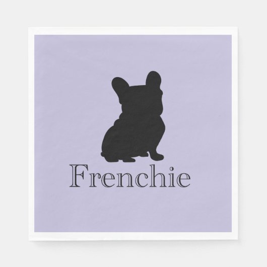 Französische Silhouette Serviette (Vorderseite)