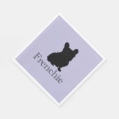 Französische Silhouette Serviette (Ecke)