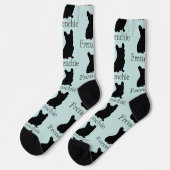 Französische Silhouette Socken (Linkes Detail)