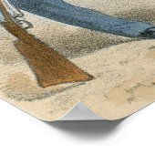 Französische Soldaten des 19. Jahrhunderts Poster (Ecke)