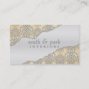 Französische Spitze zerrissene Visitenkarte