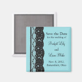 Französische Spitzen speichern das Datumsmagazin ( Magnet (Vorderseite/Rückseite)