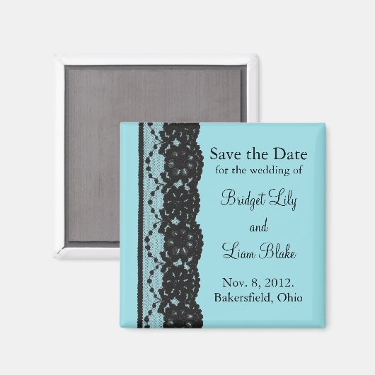 Französische Spitzen speichern das Datumsmagazin ( Magnet (Vorderseite/Rückseite)