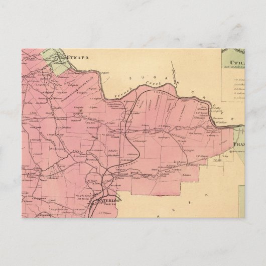 Französische Stadt Creek Postkarte (Vorderseite)