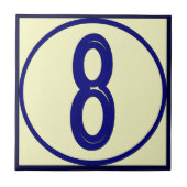 Französische Stilnummer 8 Fliese (Vorderseite)