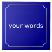 Französische Straße Fliese (Vorderseite)