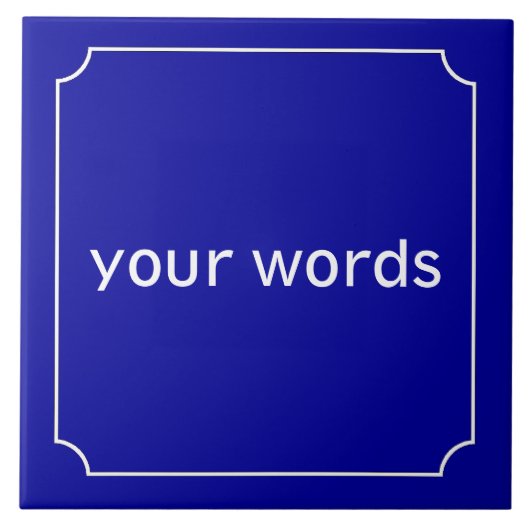 Französische Straße Fliese (Vorderseite)