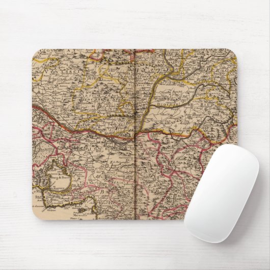 Französische Straßen Mousepad (Mit Mouse)
