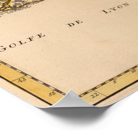 Französische Straßen Poster (Ecke)