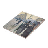 Französische Straßen-regnerischer Tag des Fliese (Seite)