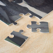 Französische Straßen-regnerischer Tag des Puzzle (Seite)