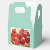 Französische Tarte aux Framboise Gefälligkeitsboxe Geschenkschachtel (Geöffnet)