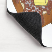 Französische Toast Butter und Syrup Diner Frühstüc Mousepad (Ecke)