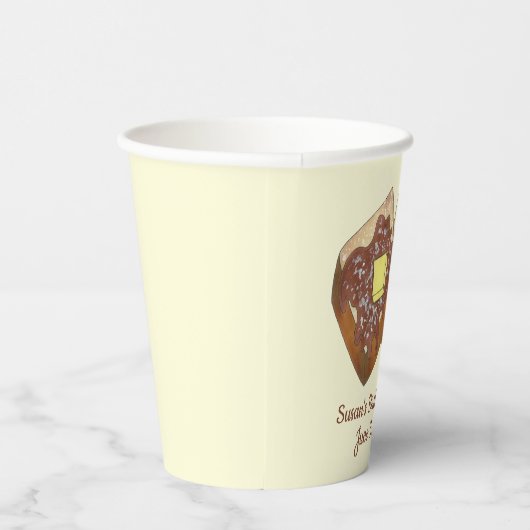 Französische Toast Butter und Syrup Diner Frühstüc Pappbecher (Rechts)