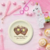 Französische Toast Butter und Syrup Diner Frühstüc Pappteller (Party)