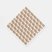 Französische Toast Butter und Syrup Diner Frühstüc Serviette (Ecke)