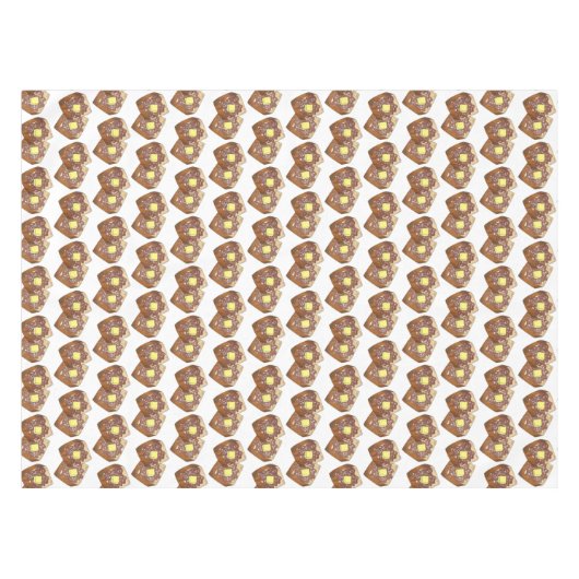 Französische Toast Butter und Syrup Diner Frühstüc Tischdecke (Vorderseite (Horizontal))