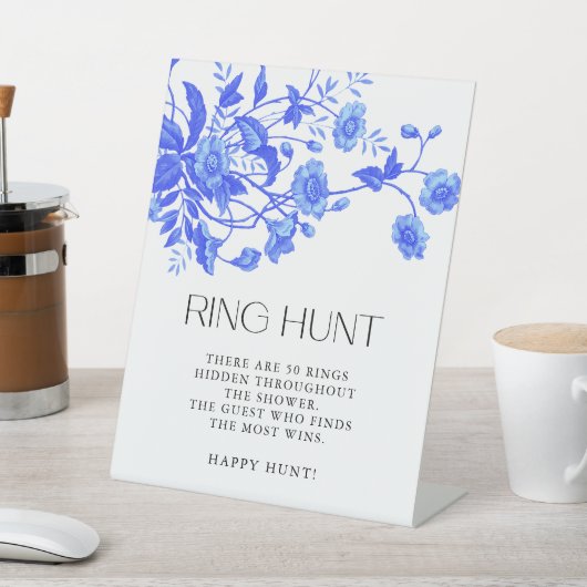 Französische Toile-Brautparty-Ringjagd Sockelschild (In SItu)