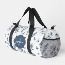Französische Toile de Jouy Monogramm Name Chinosei