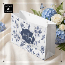 Französische Toile de Jouy Monogramm Name Chinosei