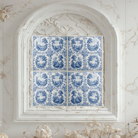 Französische Toile De Juoy Pastorale Rustikale Lan Fliese