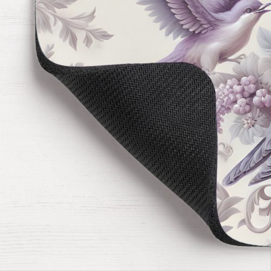 Französische Toile Fleurie Birds Mousepad (Ecke)
