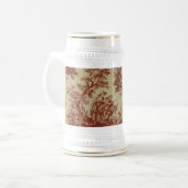 Französische Toile in Rosa Bierglas (Vorderseite Links)