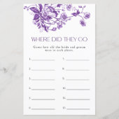 Französische Toilflorale, wo sie hingegangen sind (Vorderseite)