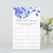 Französische Toilflorale, wo sie hingegangen sind  (Stehend Vorderseite)