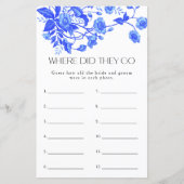 Französische Toilflorale, wo sie hingegangen sind  (Vorderseite)