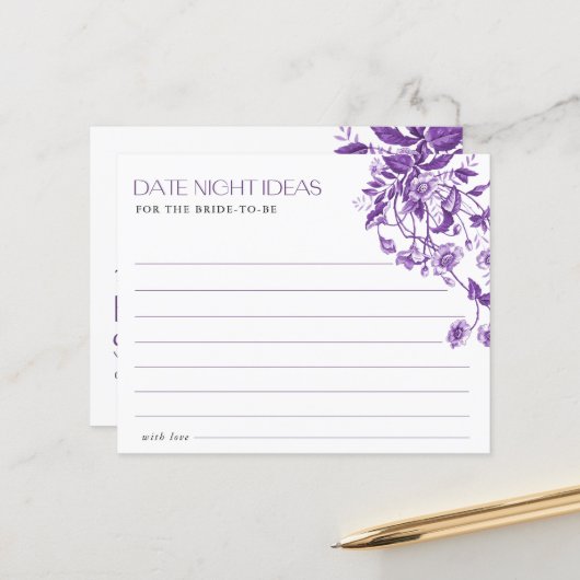 Französische Toilfloralie Brautparty (Vorderseite/Rückseite Beispiel)