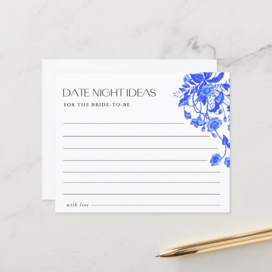 Französische Toilfloralie Brautparty (Vorderseite/Rückseite Beispiel)