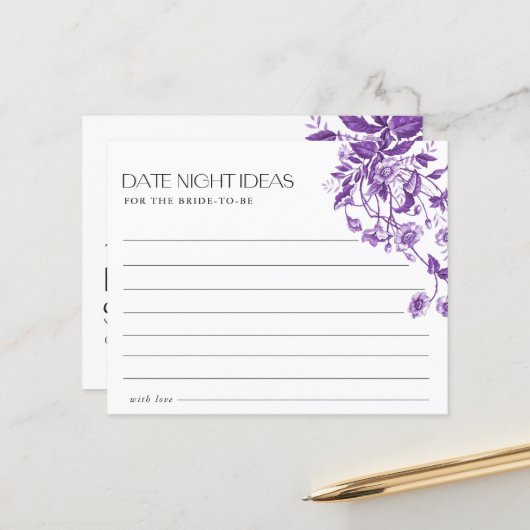 Französische Toilfloralie Brautparty (Vorderseite/Rückseite Beispiel)