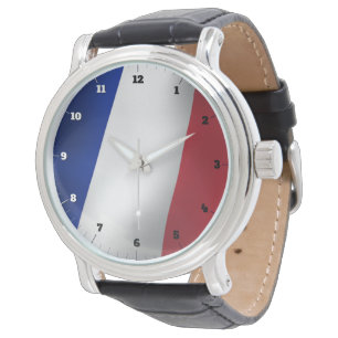 FRANZÖSISCHE TRICOLOR FLAG WATCH ARMBANDUHR
