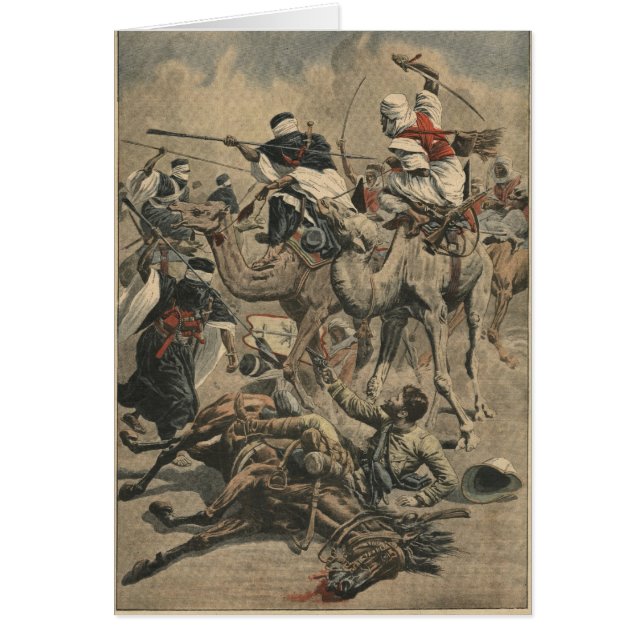 Französische Truppen in Sahara (Vorne)