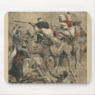 Französische Truppen in Sahara Mousepad