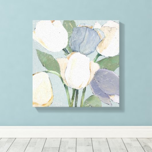 Französische Tulips Leinwanddruck (Insitu (Holzboden))