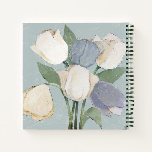 Französische Tulips Notizblock (Rückseite)