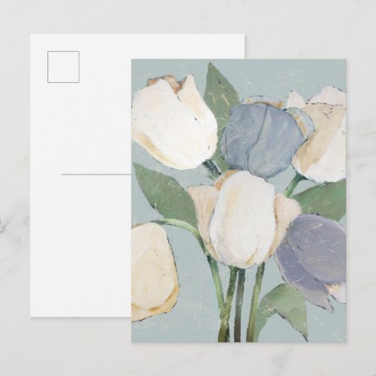 Französische Tulips Postkarte (Vorne/Hinten)