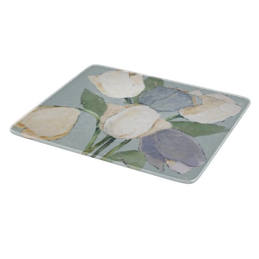 Französische Tulips Schneidebrett (Ecke)