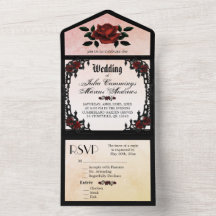 Französische Viertel Goth Elegante Creamy Peach