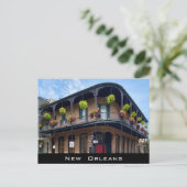 Französische Viertel New Orleans Postkarte (Stehend Vorderseite)