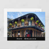 Französische Viertel New Orleans Postkarte (Vorne/Hinten)