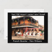 Französische Viertel - Postkarte (Vorne/Hinten)