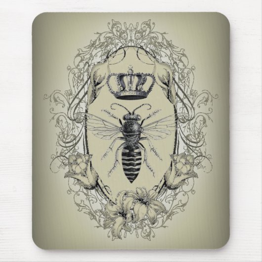 Französische viktorianische Kronenkönigin Mousepad (Vorne)