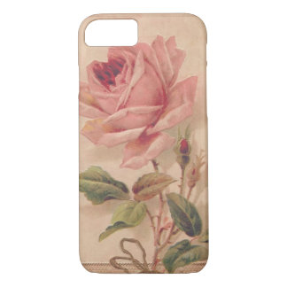 Französische viktorianische rosa Rose Case-Mate iPhone Hülle