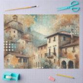 Französische Villa Seidenpapier (Basteln)